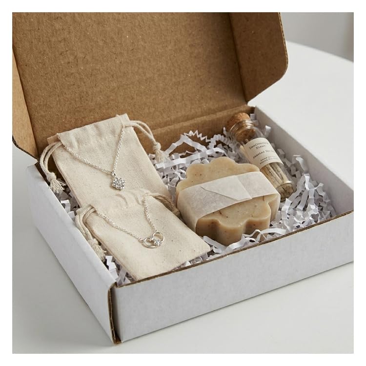 DCGPAC 3Ply | 6x6x2 Inch Pack of 100 | White Corrugated Flat Box For Secure Packaging & Shipping Tab Lock Packing Boxes. 1