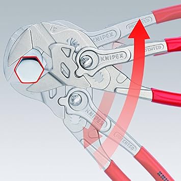 KNIPEX 00 20 06 US2 3-Piece 7, 10 and 12 Pliers Wrench Set