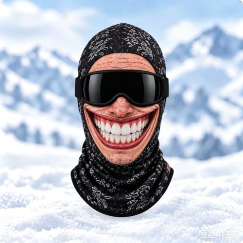 Balaclava Face Mask, 3D Funny Ski Face Mask - image 7