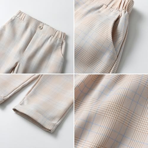 Image of Mud Kingdom Boys Suits for Weddings White Shirts, Vests and Pants Clothes Sets