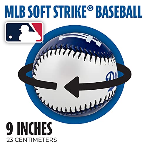 image for Franklin Sports Los Angeles Dodgers MLB Team Baseball - MLB Team Logo 