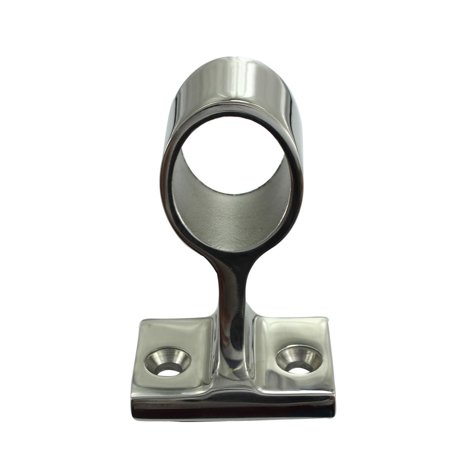 316 Stainless Steel Boat Railing Bracket Armrest Base, Pipe Tube Clamp Yacht Ship Boat Hardware Corrosion Resistant(22mm Tube)