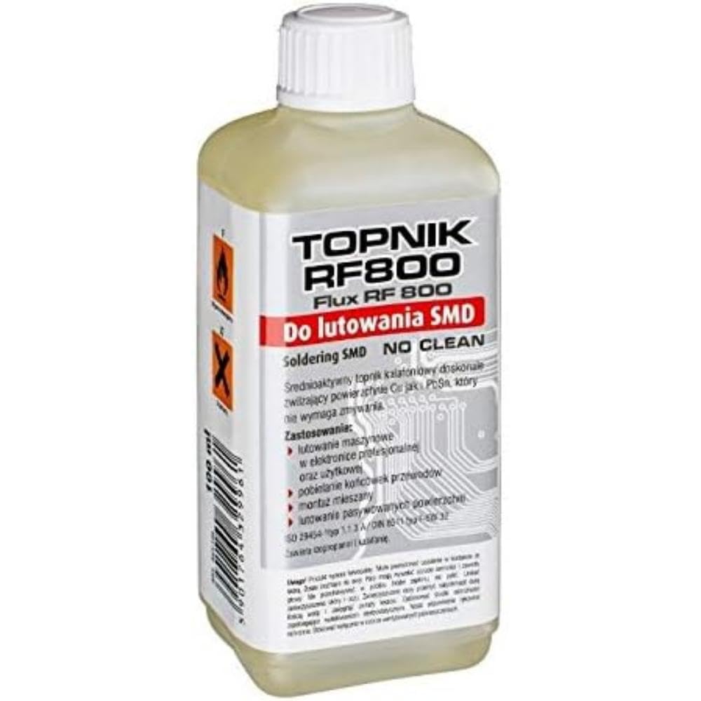 Topnik RF800 Lutowanie SMD 100 ml z pędzelkiem