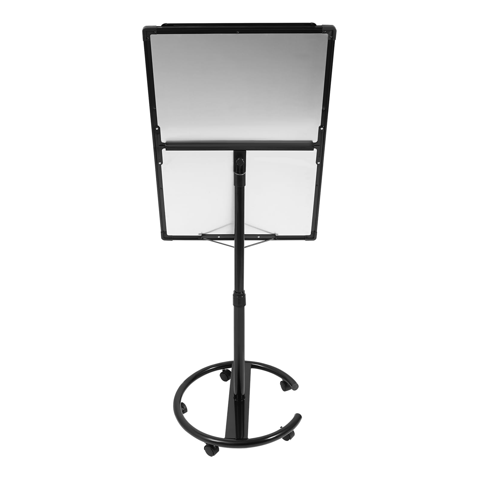Weiß Einseitige Zeichentafel, Höhenverstellbare Zeichentafel Tragbares Magnetisches Whiteboard, für Hause Büro Schule 90 * 60cm