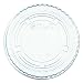 SOLO Cup Company PL4N No-Slot Plastic Cup Lids, Fits 3.25 - 5.5 oz Cups, Clear, 125 Per Sleeve (Case of 20 Sleeves)