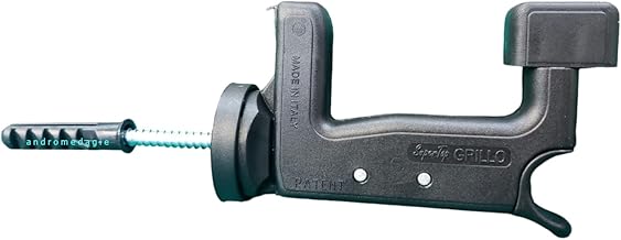 Super Top Cricket 10 Pcs Screw 70 mm Black | Patented Automatic Retainer EsinPlast | Adjustable 44-60 mm | For Blinds and Blinds | Compatible with Aluminum, Wood, Iron PVC