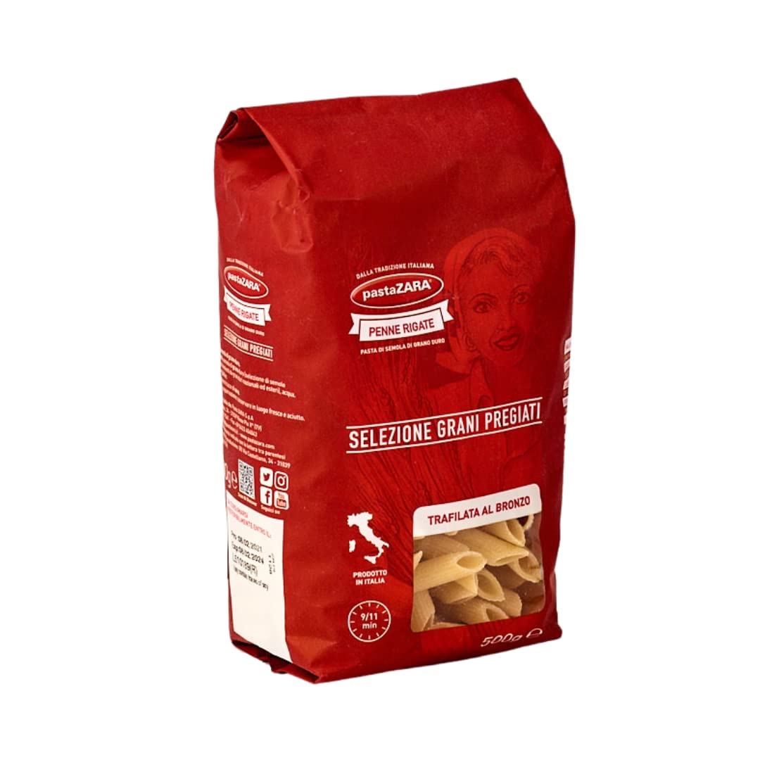 Pasta ZaraPenne Rigate Pasta, 500 Gm