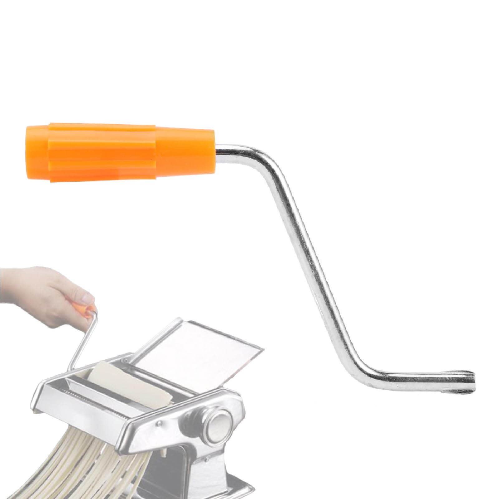 Ricambio Morsetto Di Fissaggio Per Macchina Pasta - Maniglia E Clip Arancione - Adatto Per Spessore Fino A 7 Cm
