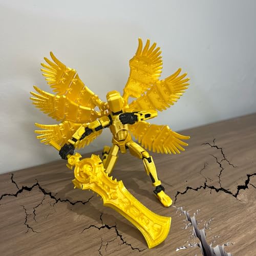 (Assembly Completed) Titan13 Action Figure Set, Dummy 13 3D Printed Action Toy Gifts for Kids, Robot 13 Action Figure Full Body Mechanical Doll Christmas Birthday Gift for Boys Girls