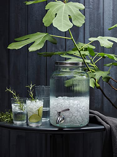 Bocal avec robinet 5,0 l distributeur verre facile à laver