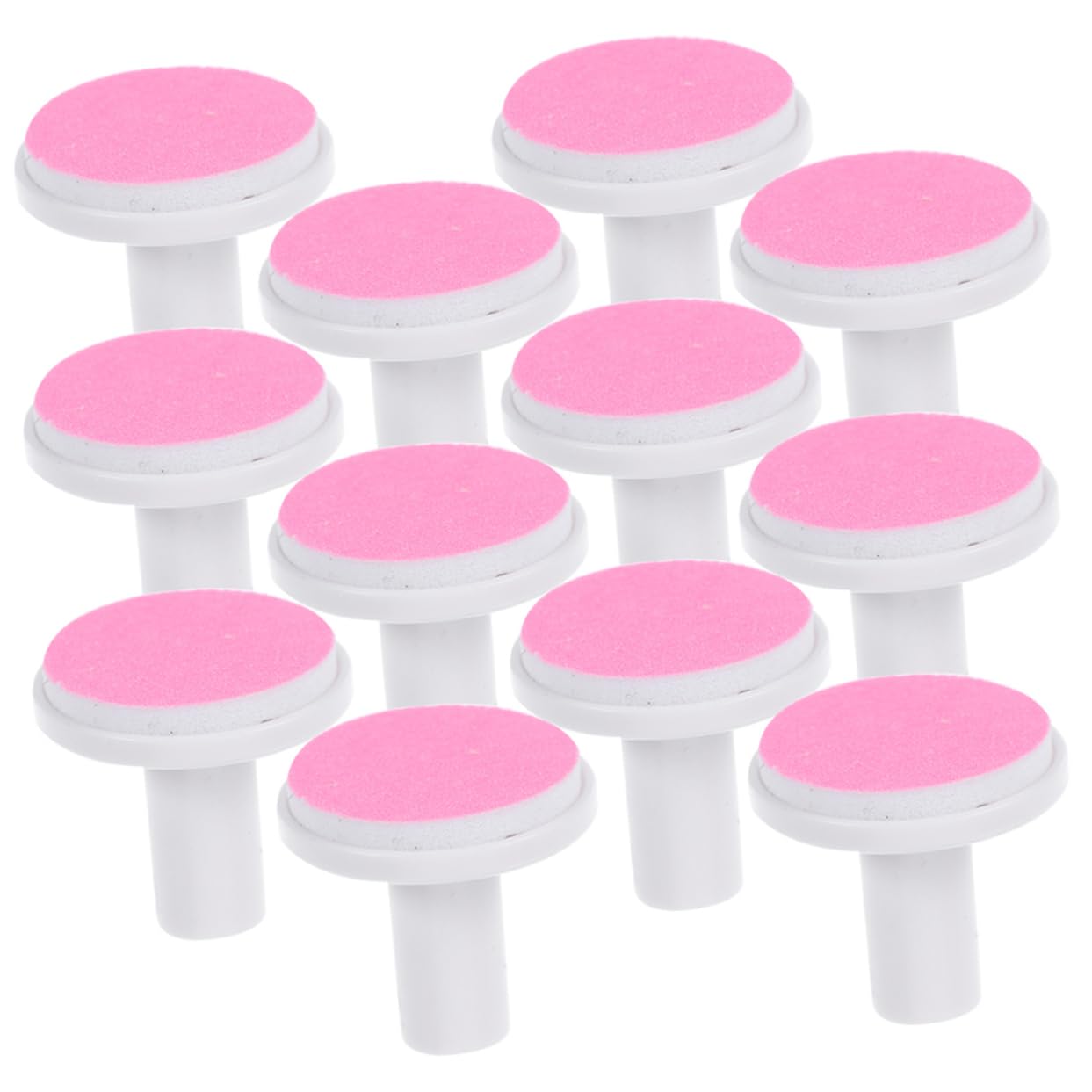 HONMEET 3sets Nail Replacement Heads for Adult Electric Nail File Trimmer Grinding Heads Boards for 24pcs*3