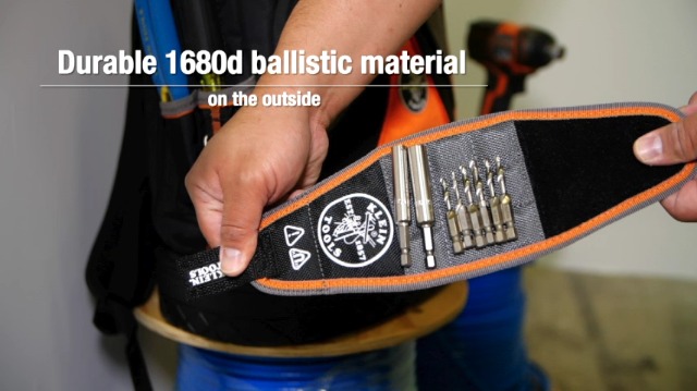 rk  Klein Tools 55895 Magnetic Wristband, Tradesman Pro Tool Wristband