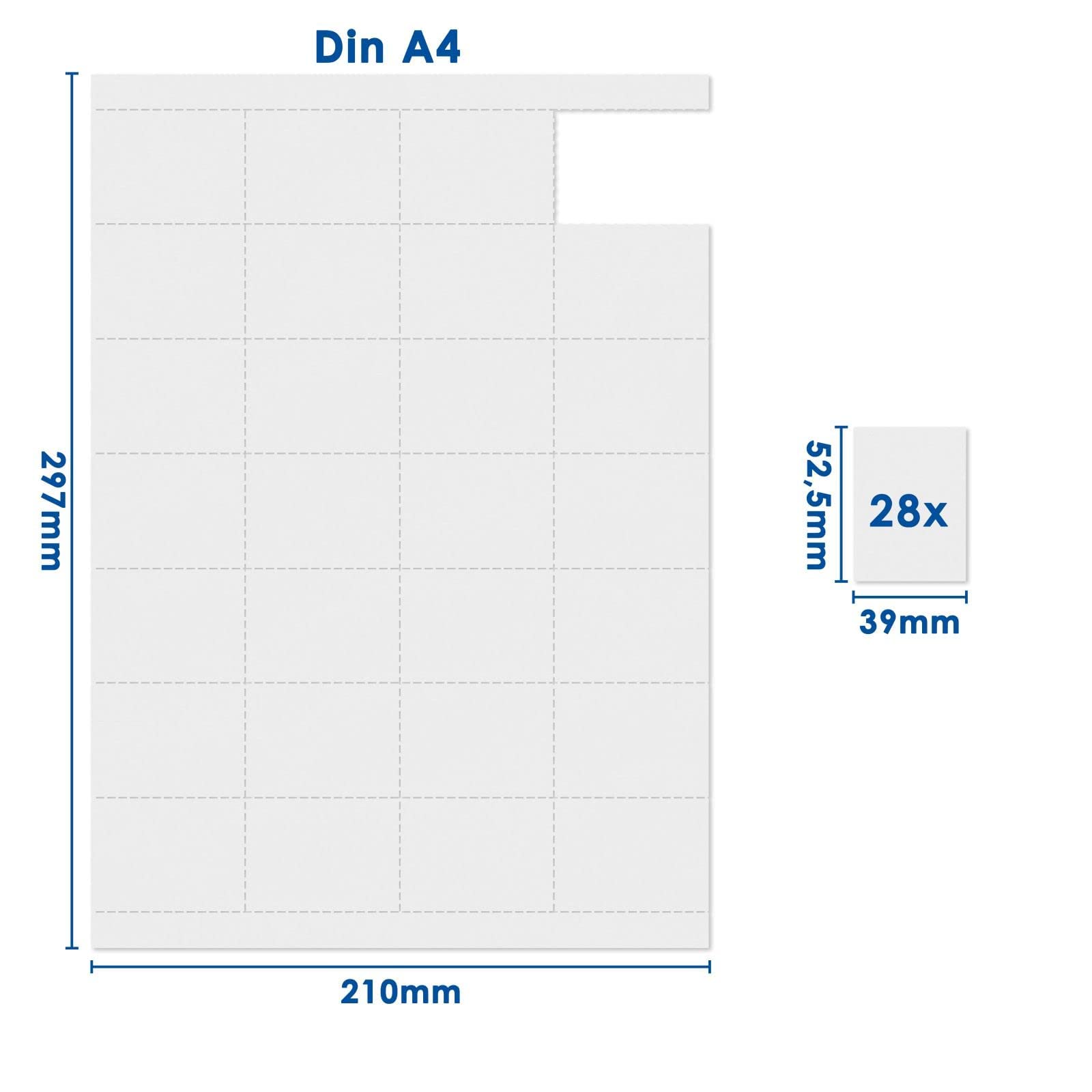 mashpaper Kopierpapier perforiert DIN A4 weiß 80 g/m² 28 Abschnitte 500 Blatt je Packung
