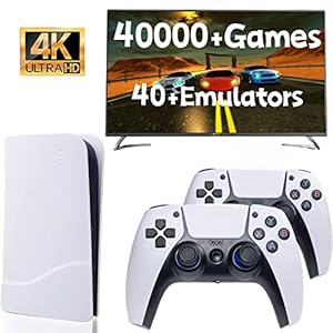 Wireless-Retro-Game-Console-Nostalgia-Plug-and-Play-Video-Game-Console-4k40-Emulators-Console128GB-Built-in-40000-Video-Games24G-Wireless-Controllers