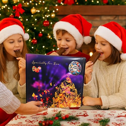 Turkish Delight Milk Chocolate Christmas Hamper – Festive Gift Box with Mini Delights & Dairy Milk Bar | Xmas Eve Presents for Women, Men, Kids, Friends & Loved Ones - Image 4