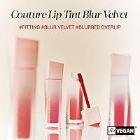 Vista 2 de Espoir Couture Lip Tint Blur Velvet #3 Peony 0.19 onzas Lápiz labial líquido de color borroso natural Tinte labial de fijación a prueba