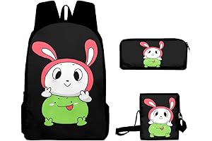 JJ mikey maizen Backpack Three-piece Sets Casual Oxford Cloth Travel Bag Stylish Unisex Shoulder Bags