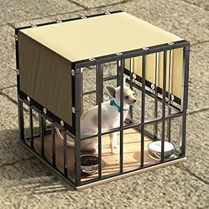 ColourTree 3' x 4' Beige Custom Size Dog Kennel Shade Crate Cover Net 90% Sunblock Tarp with Grommets Outdoor & Fabric Cloth Mesh for Livestock Chicken Pet Run Playpen Cage Roof ColourTree 3′ x 4′ Beige Custom Size Dog Kennel Shade Crate Cover Net 90% Sunblock Tarp with Grommets Outdoor & Fabric Cloth Mesh for Livestock Chicken Pet Run Playpen Cage Roof
