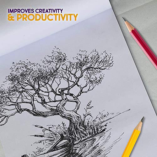 G4GADGET A4 Sketchbook for Kids with 80 White Premium Pages, 2 Pack | Best Sketch Pad for Colouring, Painting, Sketching and More (Cover may vary) - Image 4