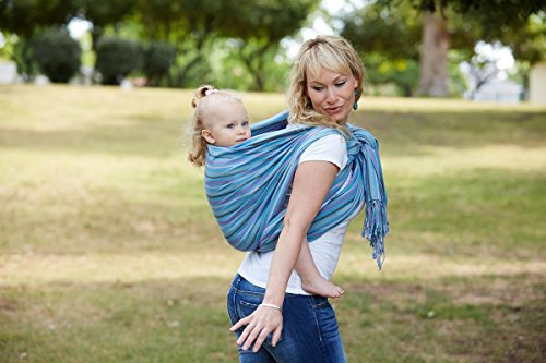 Hip Baby Wrap Woven Baby Carrier For Infants And Toddlers - Perfect For Baby Shower, Baby Sling Carrier, Baby Wrap Carrier, Baby Carriers, Baby Wearing Carrier, Baby Sling And Nursing Cover (Ocean) #TOP1