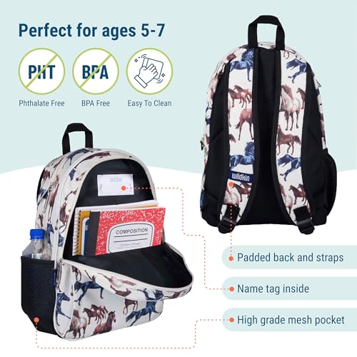 Wildkin-15-inch-Kids-Backpack–Durable-Padded-Adjustable-for-School-Travel-Horse-Dreams Wildkin 15 inch Kids Backpack–Durable Padded Adjustable for School Travel Horse Dreams