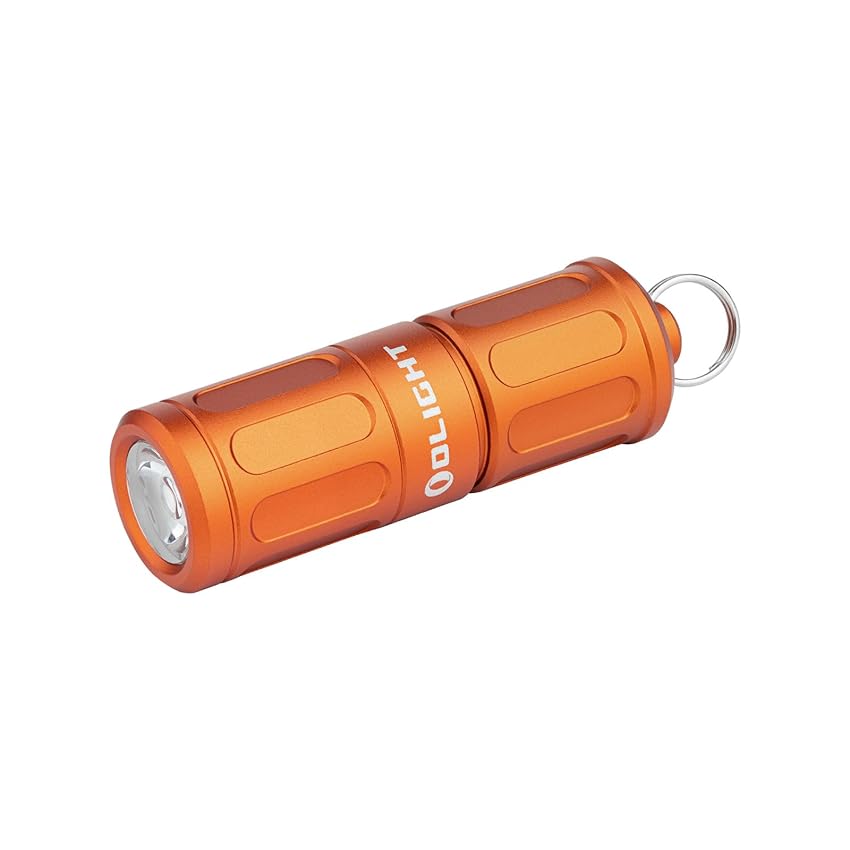 OLIGHT i1R2 Pro EOS Mini Torcia 180 Lumen Portachiavi Torcia USB Ricaricabile Luminosa, IPX8 Impermeabile 2M Protezione Anticaduta Piccola per Campeggio All'aperto (Arancia)