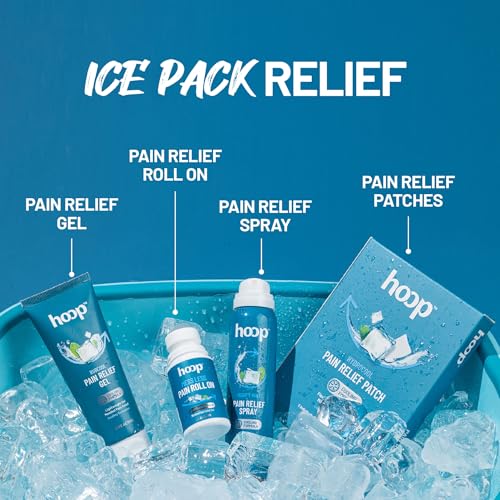 Image of hoop Pain Relief Gel | Ice Cooling Formula with Aloe Gel Base | 80g