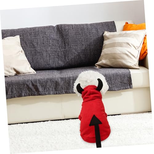 Disfraz para perros y gatos Halloween BESPORTBLE S rojo miniatura 6