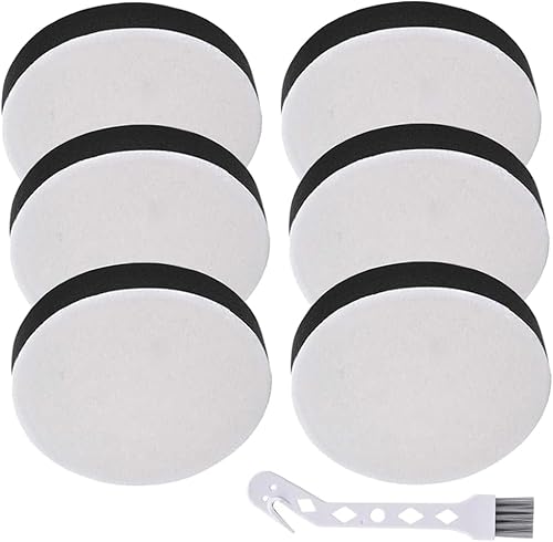 Paquete de 6 filtros de repuesto premotor para aspiradora vertical Eureka NEU100 NEU10AE4 NEU10AE5, comparado con el número de pieza E0106, también disponible en Yaxa Venezuela