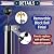 iElyiEsy Flag Poles for Outside House, 25FT Heavy Duty Aluminum Sectional Flag Pole Kit with 3x5 American Flag & Black Ball Topper for Yard House Ground Residential Commercial (Black)
