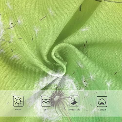 Dandelion Flowers Dandelion Yellow Panties for Girl Girls Underwear Toddlers Cotton Pattern Briefs Girls Undies 2t3