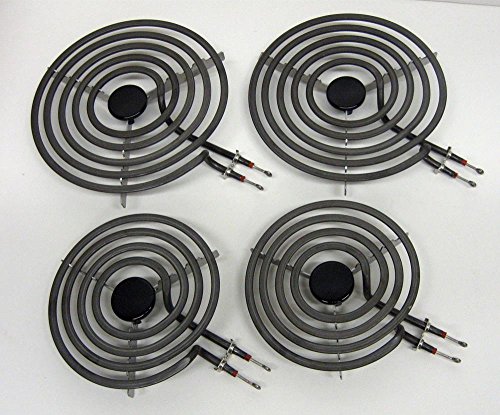 Cooking Appliances Parts MP22YA Electric Range Burner Element Unit Set 2- MP15YA 6"