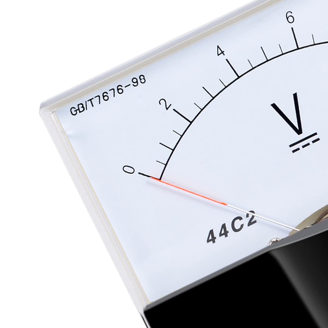 sourcing map DC 0-10V Analog Panneau Voltage Gauge Volt Mètre 44C2 1.5% Erreur