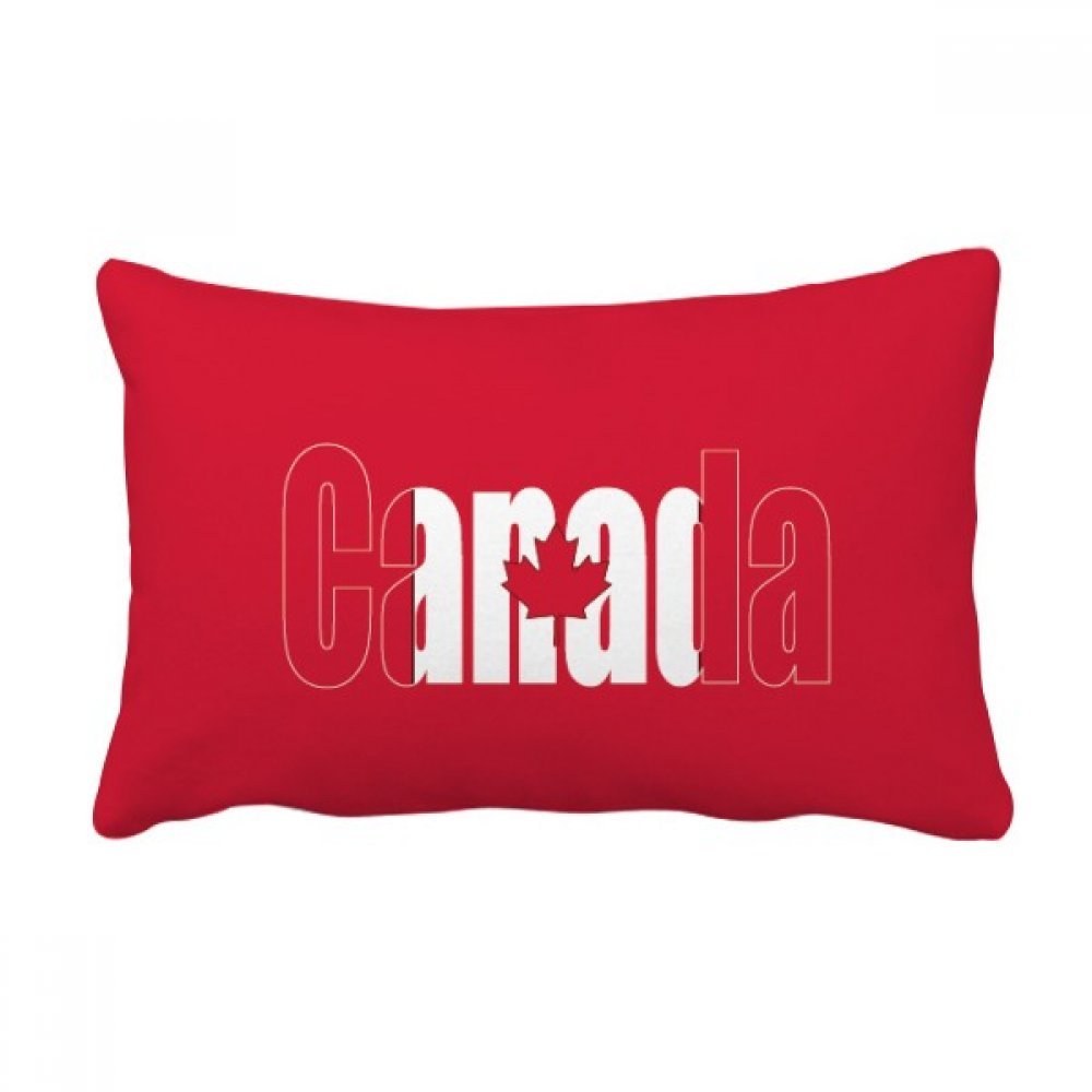 Coussin Canada cadeau idéal 16x24 pouces pour les passionnés de voyage