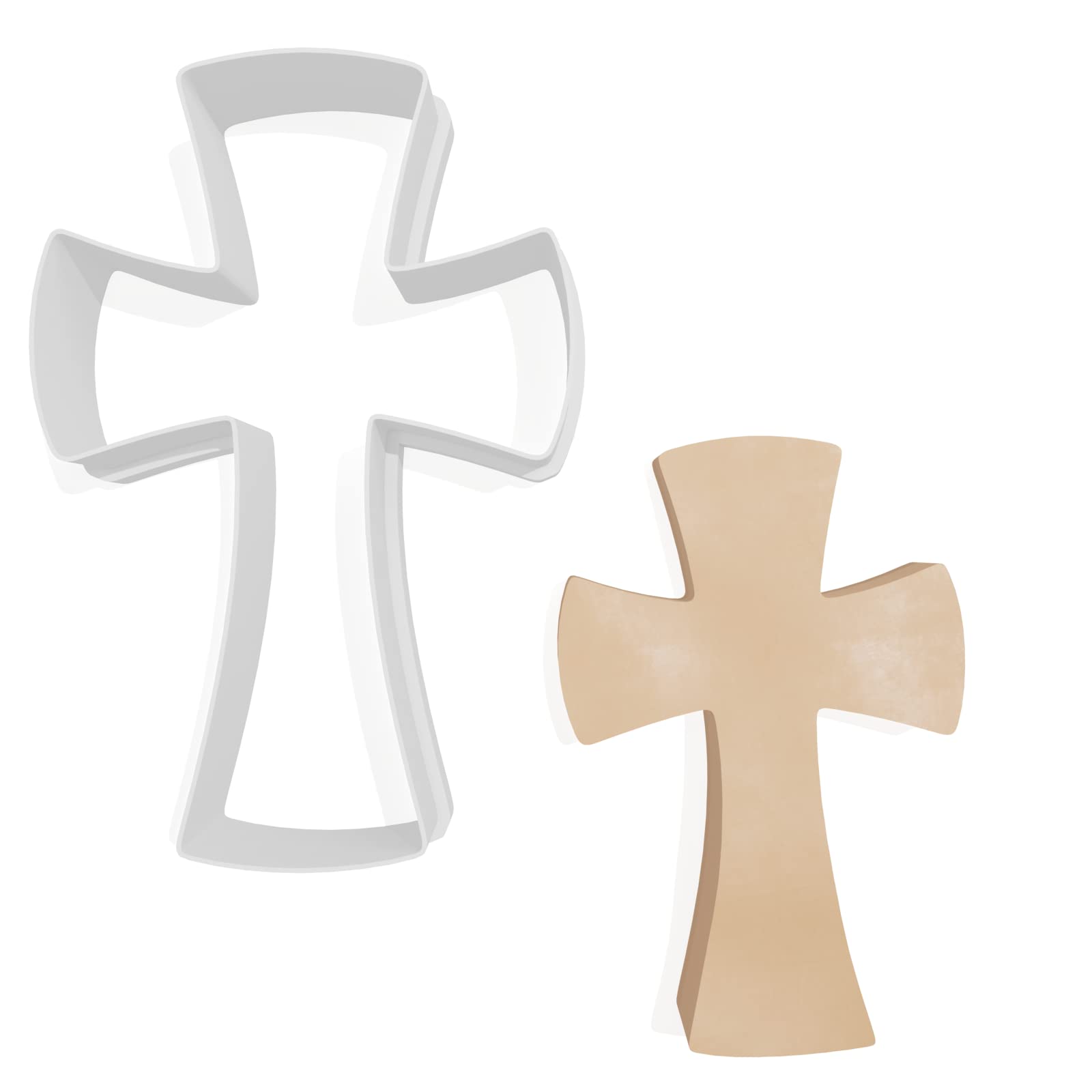 Church Cross Cookie Cutter - 3 Sizes Easter Christmas