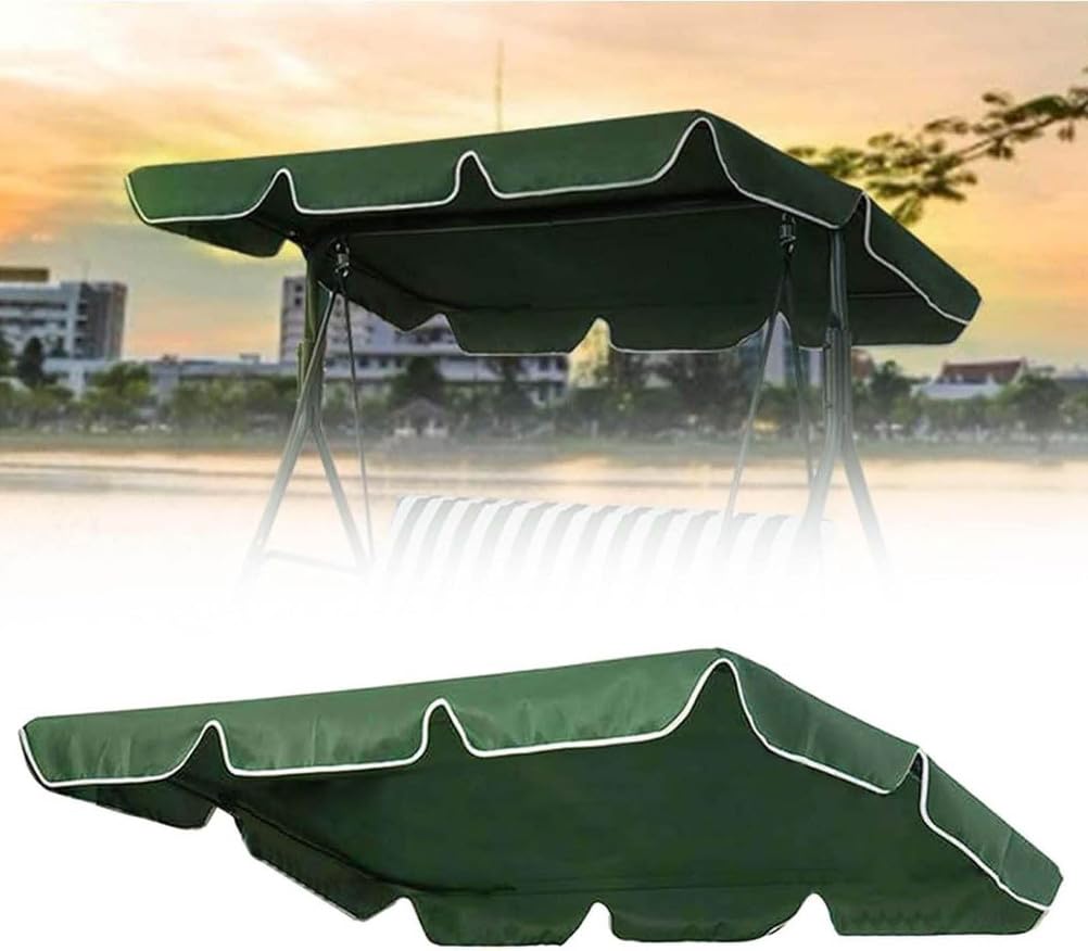 Sostituzione del baldacchino per Altalena da Giardino, Sostituzione del baldacchino per Altalena da 2 a 3 posti,Verde,249x185x18cm