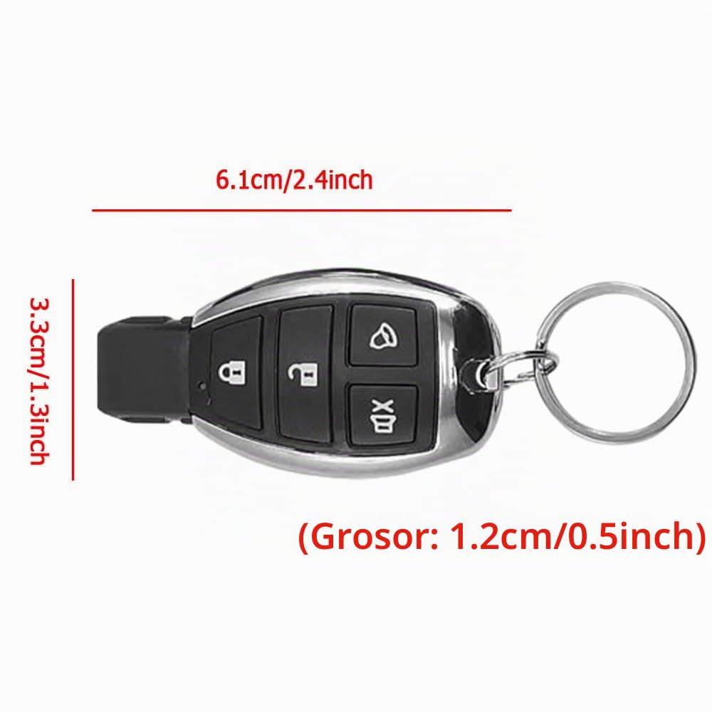 Dispositivo de alarma de coche UniV/e*rsal, dispositivo de alarma de coche, sistema de alarma de vibración para coche de 12 V, adecuado para coches de 12 V CC