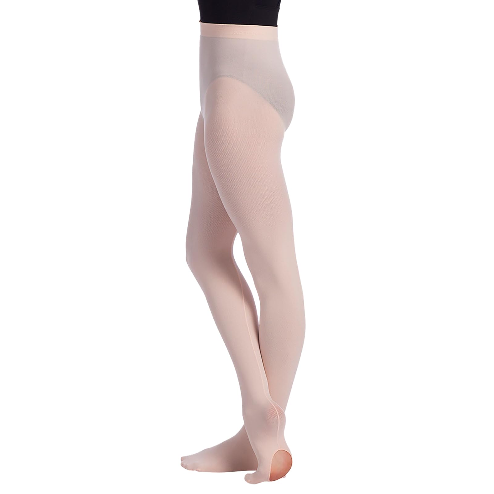 So Danca - Collants convertibles en maille pour adulte, ultra doux, ballet, vêtements de danse 85 % nylon/15 % élasthanne - TS96