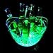 Seau à Glace Seau à Glace Seau à Champagne Seau à Glace LED Seau à Glace Bar Seau Glacière avec 20 Lumières LED, Récipients de Stockage Transparents Rechargeables en Plastique avec Chargeur 2 Poigné