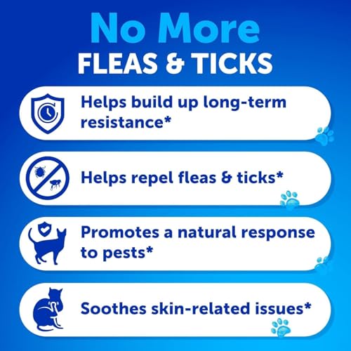 Flea Treatment for Cats - Natural Flea and Tick Prevention Supplement for Cats, Kittens - Chewable Daily Oral Pills with Vitamins - 135 Soft Chews - Dental Treats, Digestive Health, Immune Support - Image 5