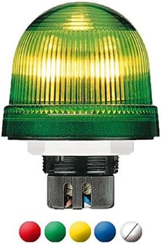 Abb-entrelec k70 - Baliza señalización iluminación interruptor 24vcc amarillo