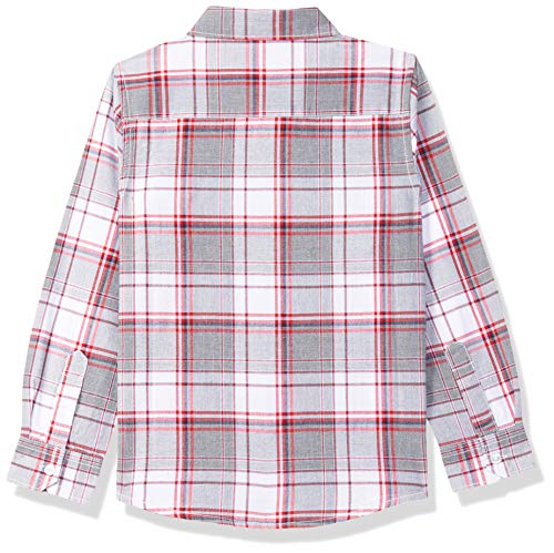 Image of Amazon Brand - Jam & Honey Boys 100% Cotton Printed Regular Fit Long Sleeve Shirt
