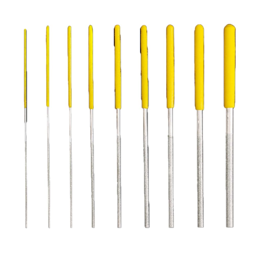 Oewwthy Cylindrical File Small Diameter Reaming File For Jade Stone/Wood/Porcelain/Metal Grinding And Filing Tool