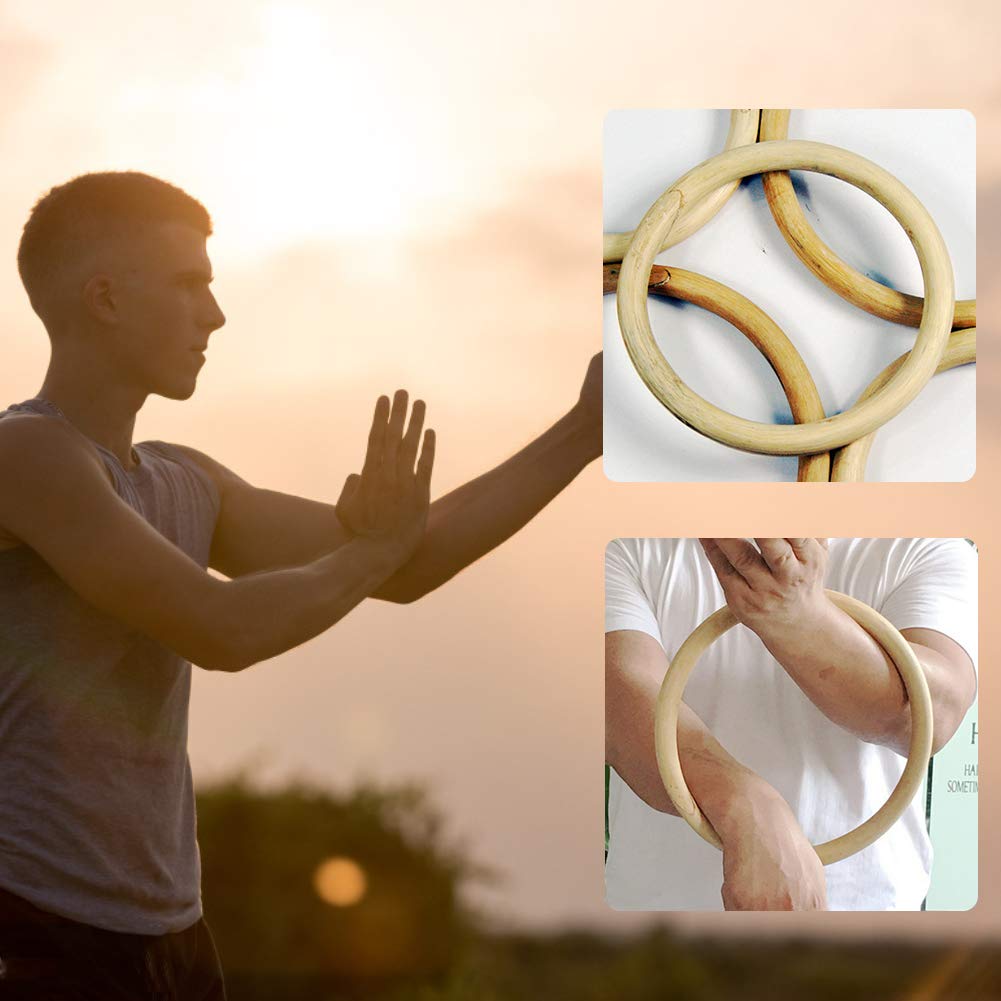 Anillo de Entrenamiento para Wing Chun Kung Fu pegajoso de Fuerza de Mano para Ejercicio físico de Tai Chi Artes Marciales,diseño de pegajoso para Entrenamiento de Fuerza de Mano.