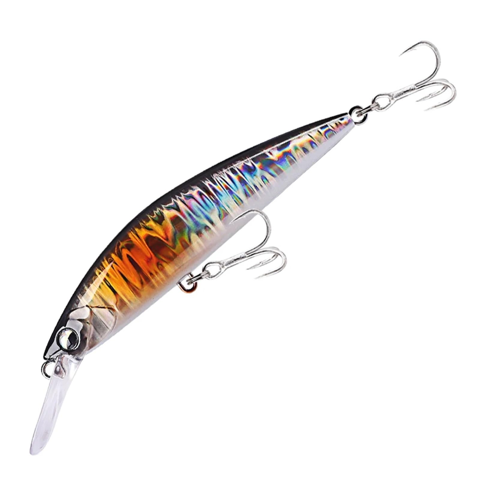 ACTINPANT 1pc 10CM 29G / 3.93IN 1.02OZ Long Casting Minnow Wobbler Sinking Saltwater Fishing Lure Seabass Tackle Minnow Bait(CC131-4)