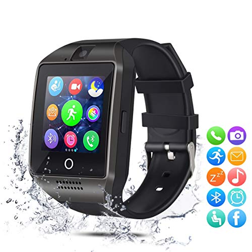 EUKK Smartwatch Reloj Inteligente (Negro A)