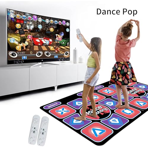 Tappetino Da Ballo Per Bambini, Doppio Tappetino Da Ballo Per Tv, Elettronico Con Controller Senza Fili, Antiscivolo, Doppio Tappetino Musicale Antiscivolo Per Adulti E Tappeto Musicale Per Bambini 3 - 7