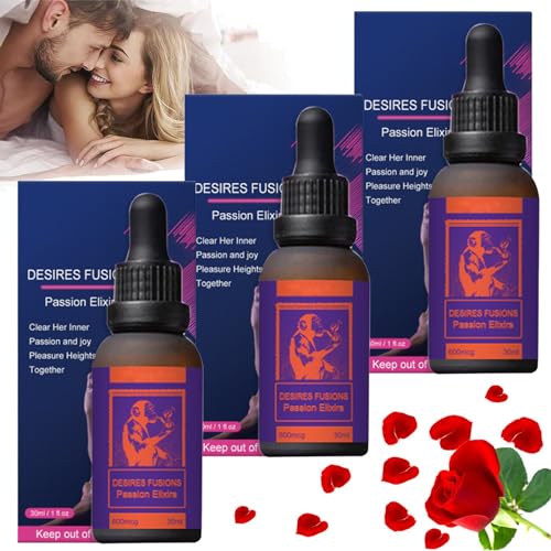 VERAMY Enhanced Model Secret Drops, Secret Drops for Strong Men, Secret Happy Drops for Strong Men,Desire Fusion Passion Elixir, Enhancing Sensitivity & Pleasure (3pcs)