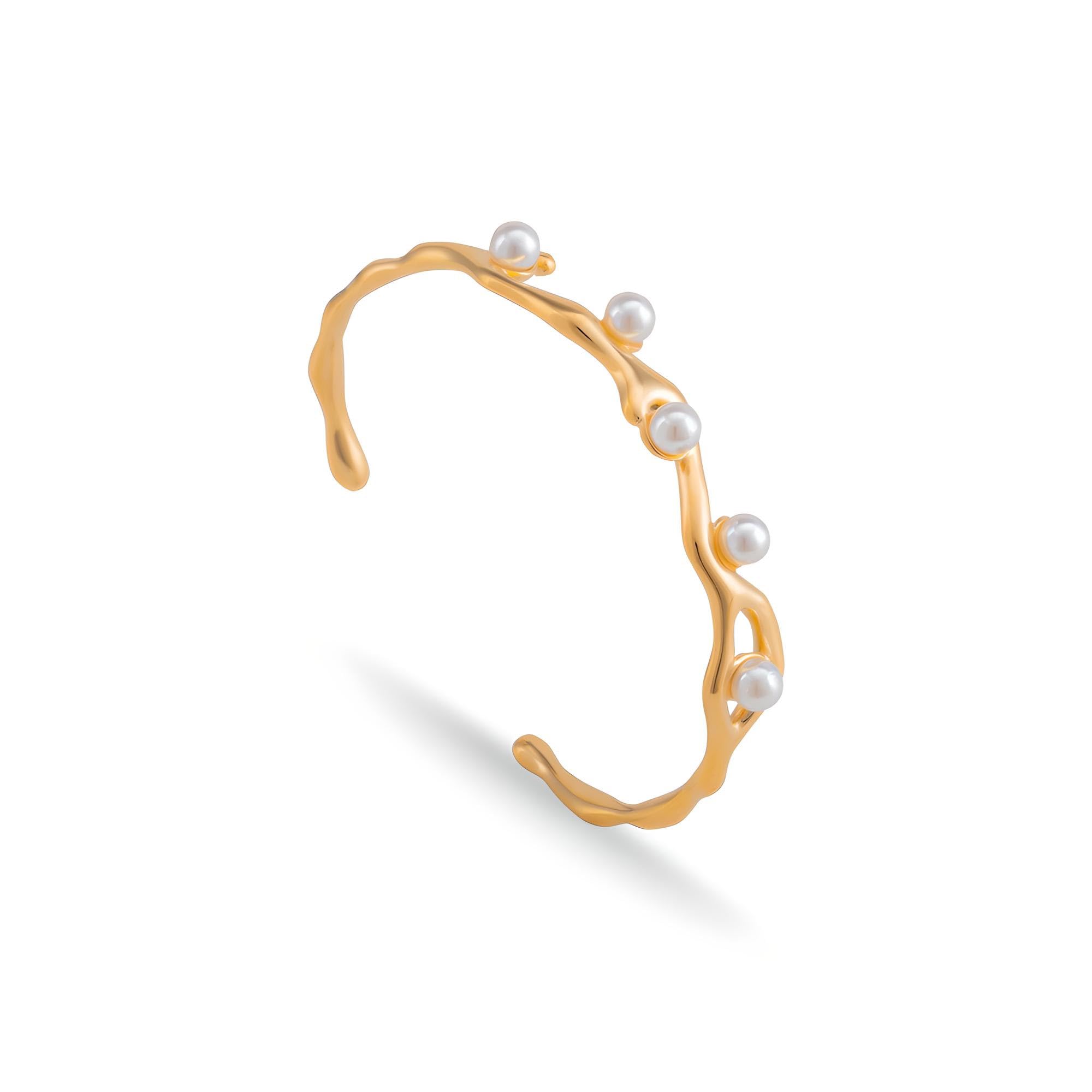 Sea Breeze Gold Bracelet for Women - Waterproof & Anti-Tarnish-image-48