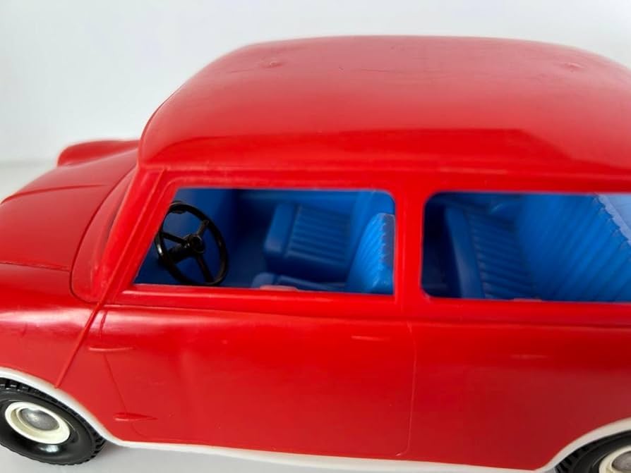 レア！　フィンランド　LOHJAN プラスチック製　ミニクーパー　ヴィンテージ レア！ フィンランド LOHJAN プラスチック製 ミニクーパー